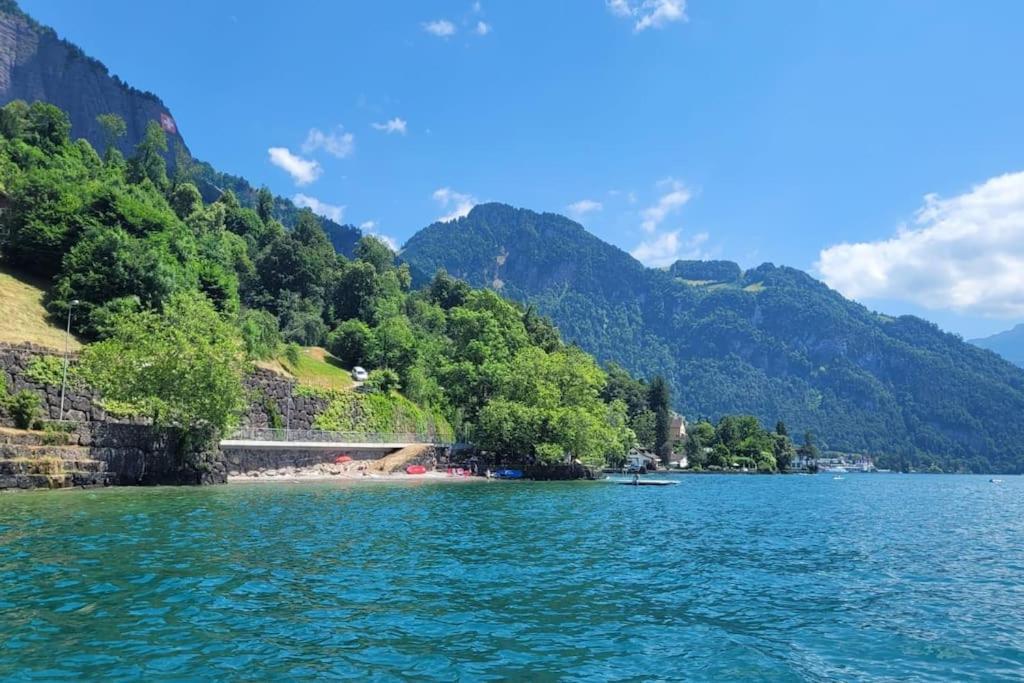 Villa Bootsmann Mit Spektakulaerer Seesicht Nahe Badestrand Вицнау Екстериор снимка